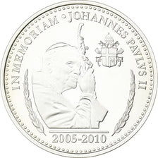 Vatican, Medal, Le Pape Jean-Paul II, 2010, Silver, MS(65-70)