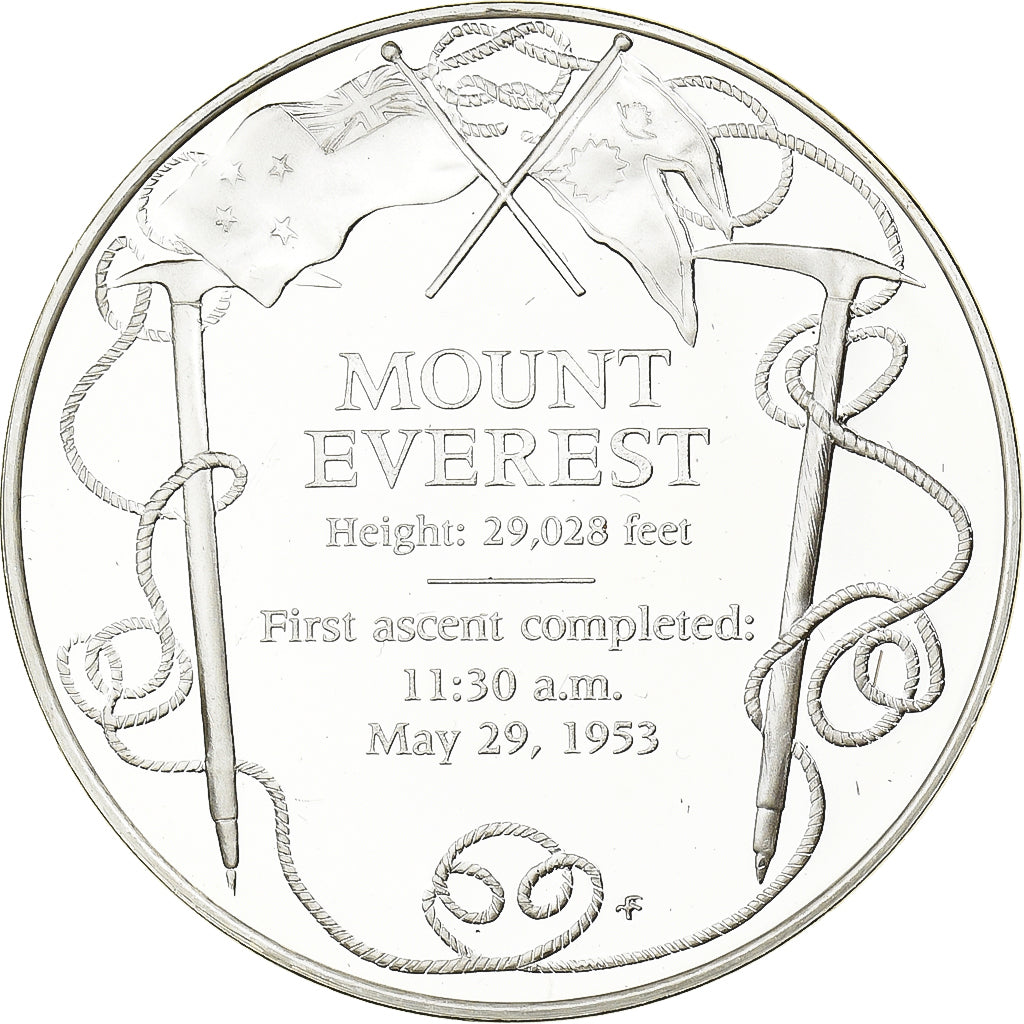 United Kingdom, Medal, First Ascent of Mount Everest, 25 Years, 1978, Silver