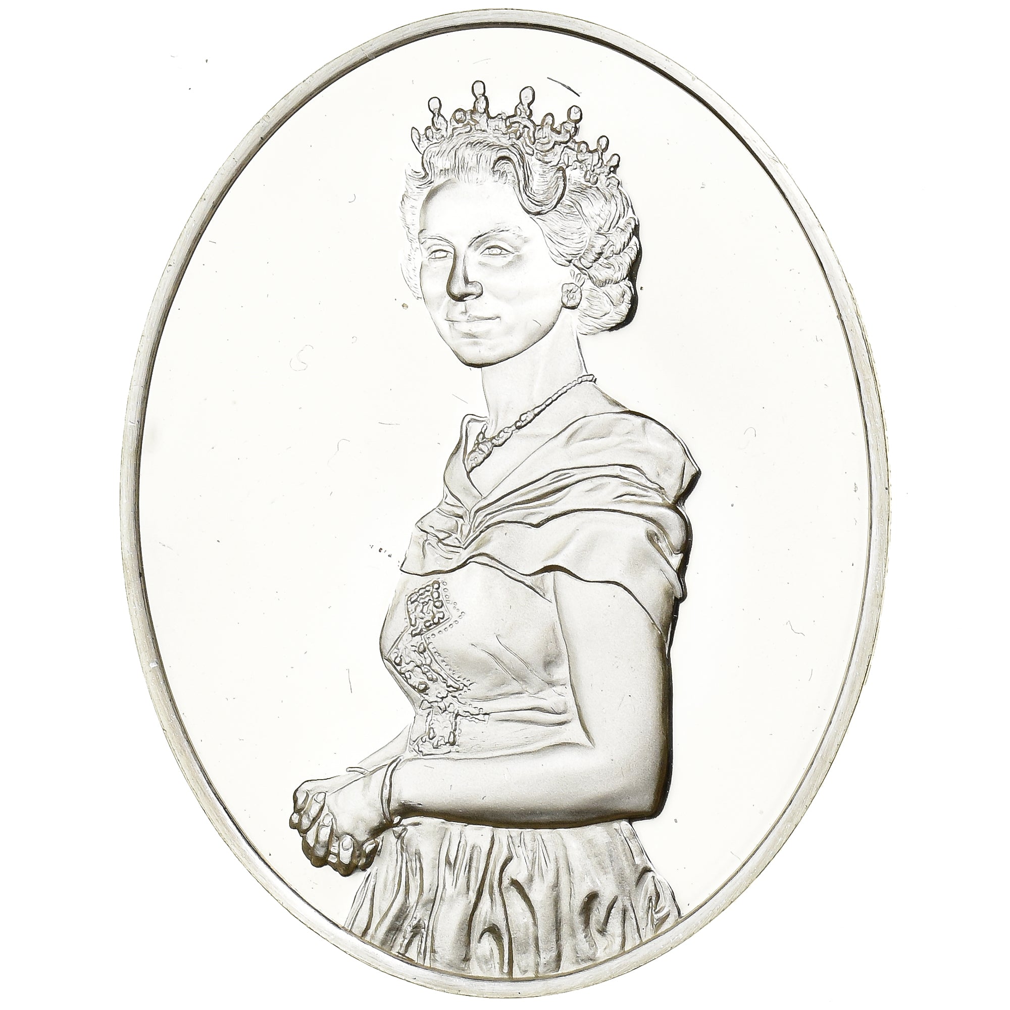 United Kingdom, Medal, Reine Elizabeth Jeune, Silver, MS(63)