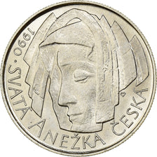 Cecoslovacchia, 50 Korun, 1990, Argento, SPL, KM:140.1