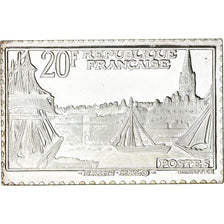 Frankreich, Medaille, Timbre, Saint-Malo, 20 Francs, 1983, Silber, STGL