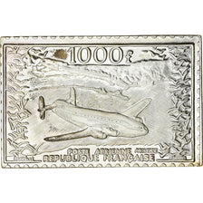 France, Timbre, Avion-Provence, 1983, Silver, MS(64)