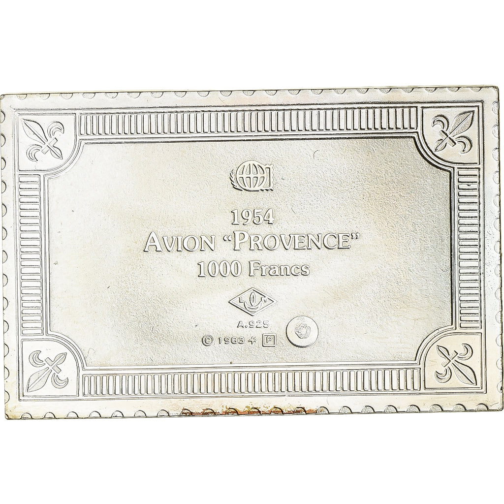 Francia, Timbre, Avion-Provence, 1983, Plata, SC+