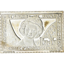 France, Medal, Timbre, Le Sourire de Reims, 1983, Silver, MS(63)