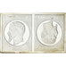 Francja, medal, Timbre, Napoléon III, Tête Bêche, 1981, Srebro, MS(63)