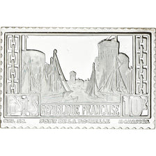 Francia, medaglia, Timbre, Port de La Rochelle, 10 Francs, 1983, Argento, SPL