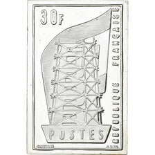 France, Medal, Timbre, Europa, 30 Francs, 1983, Silver, MS(65-70)