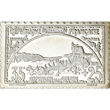 France, Medal, Timbre, Orphelins de Guerre, Honneur et Patrie, 1982, Silver