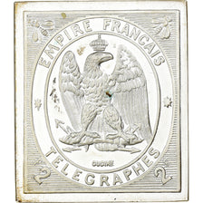 France, Medal, Timbre, Empire Français, Télégraphes, 1981, Silver, MS(63)