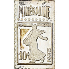 France, Medal, Timbre, La Semeuse, Camée Minéraline, 1983, Silver, MS(63)