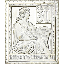France, Medal, Timbre, Type Mouchon, 30 Centimes, 1982, MS(65-70), Silver
