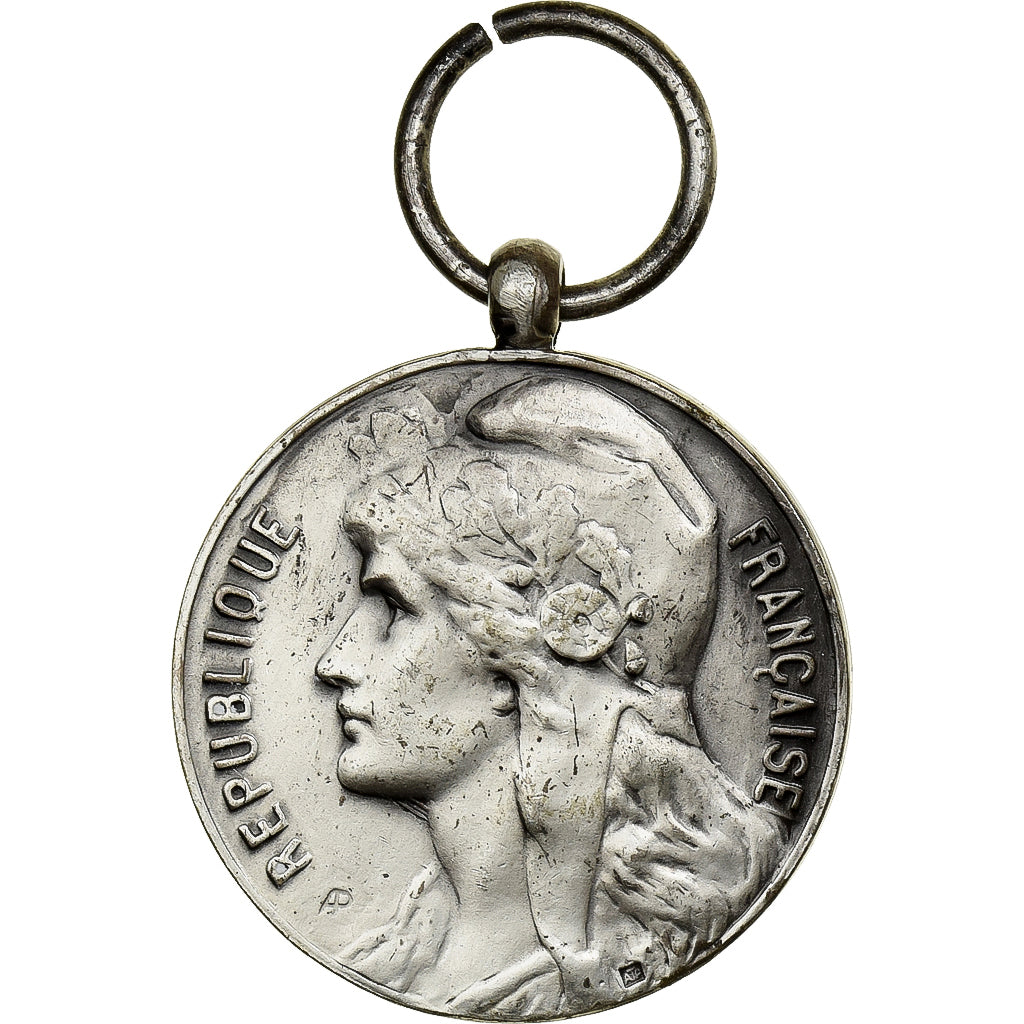 França, Industrie-Travail-Commerce, medalha, 1964, Qualidade Muito Boa, Bronze