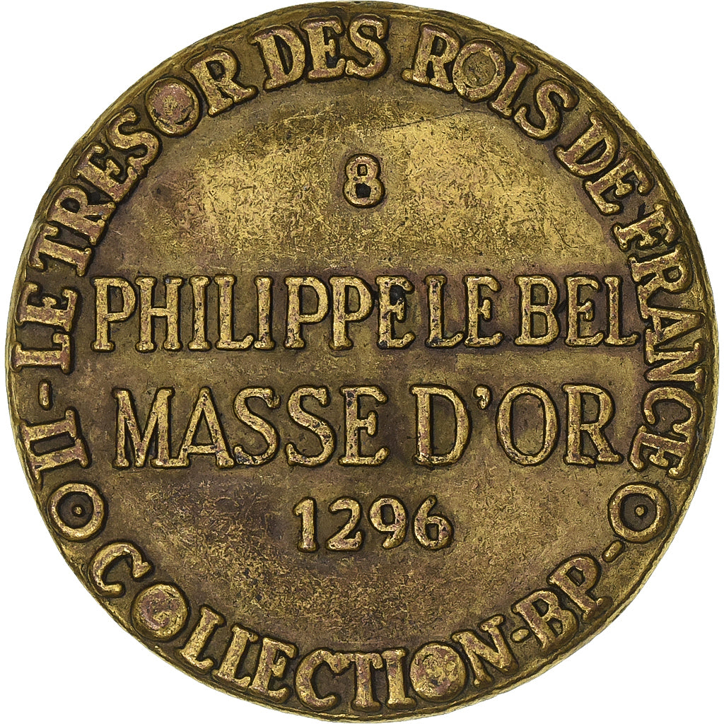 France, Jeton, Collection BP, Masse d'Or Philippe le Bel, Cuivre, TTB+