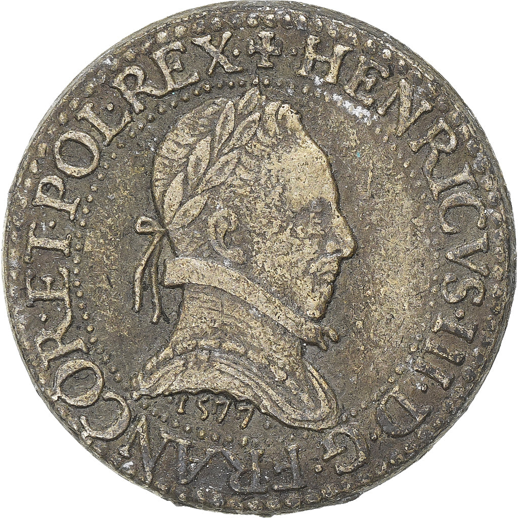 França, Token, Collection BP, Franc d'Argent Henri III, Cobre, EF(40-45)