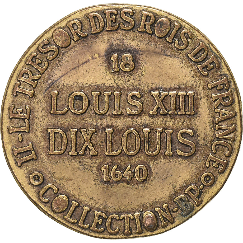 Francja, Token, Collection BP, Dix Louis, Louis XIII, Miedź, AU(55-58)