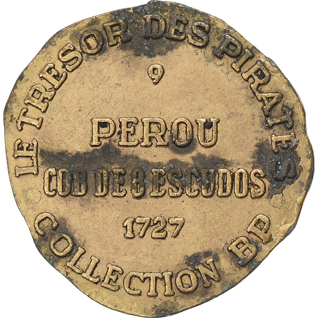 France, Token, Collection BP, 8 Escudos, Copper, EF(40-45)