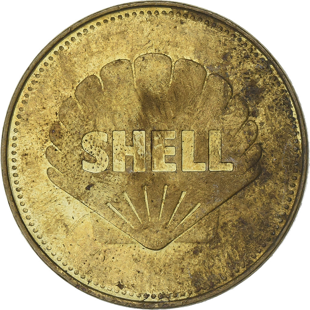 France, Jeton, Collection Shell, Yuri Gagarin, Vostok 1, Bronze-aluminium, TTB