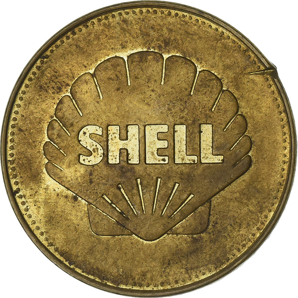 Frankrijk, Token, Collection Shell, Leonardo Da Vinci, Bronze-Aluminium, ZF