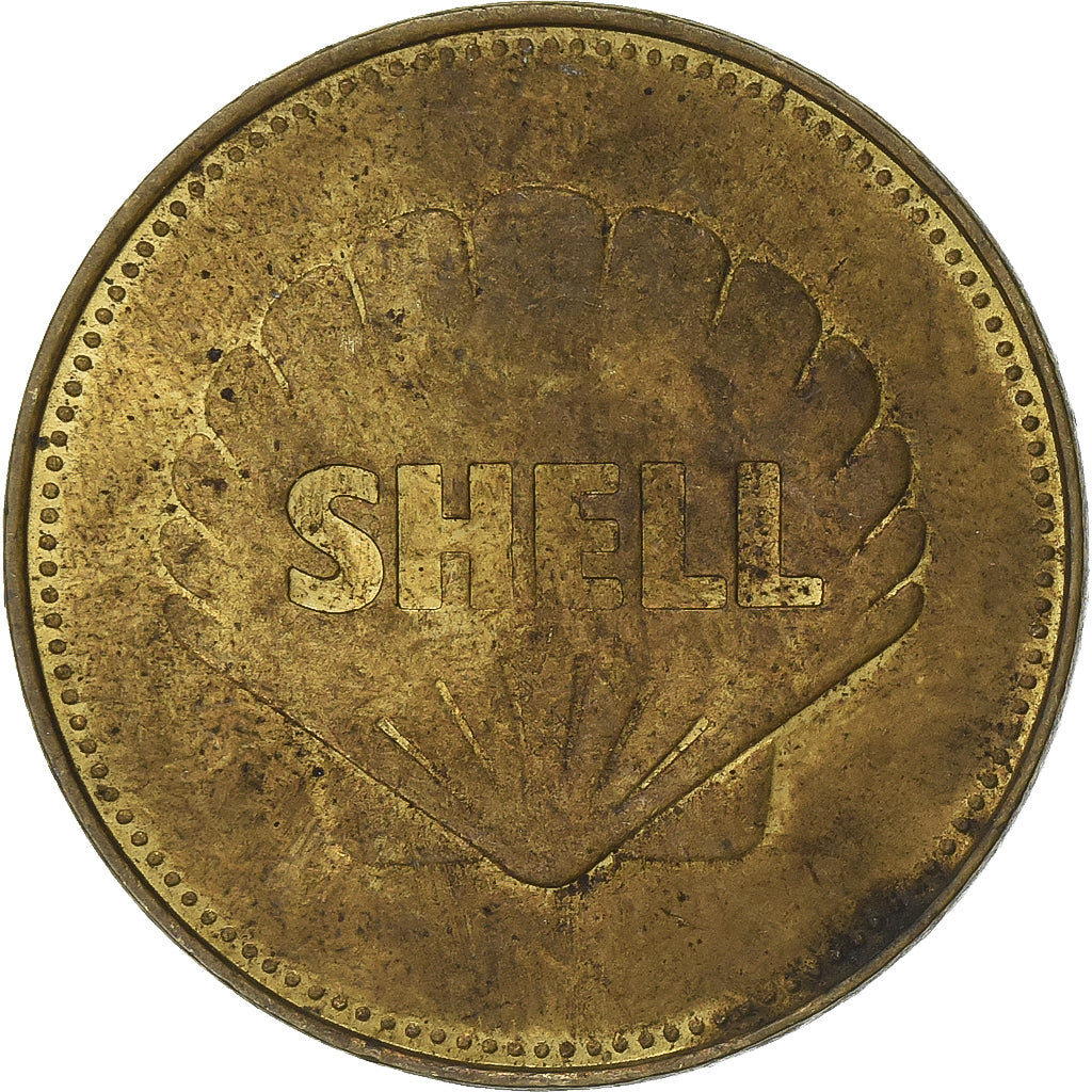 France, Jeton, Collection Shell, Sputnik 1, Bronze-aluminium, TTB