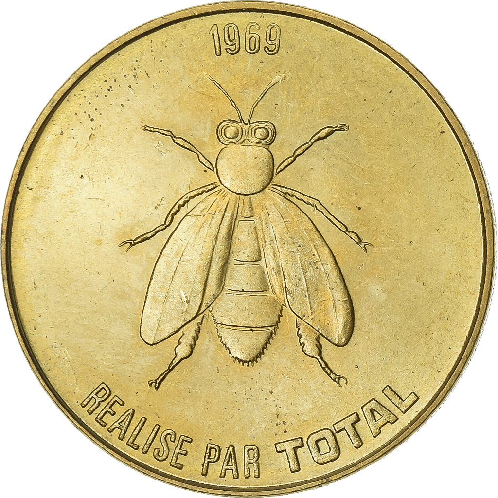 France, Jeton, Collection Total, Napoléon à Wagram, 1969, Cupronickel
