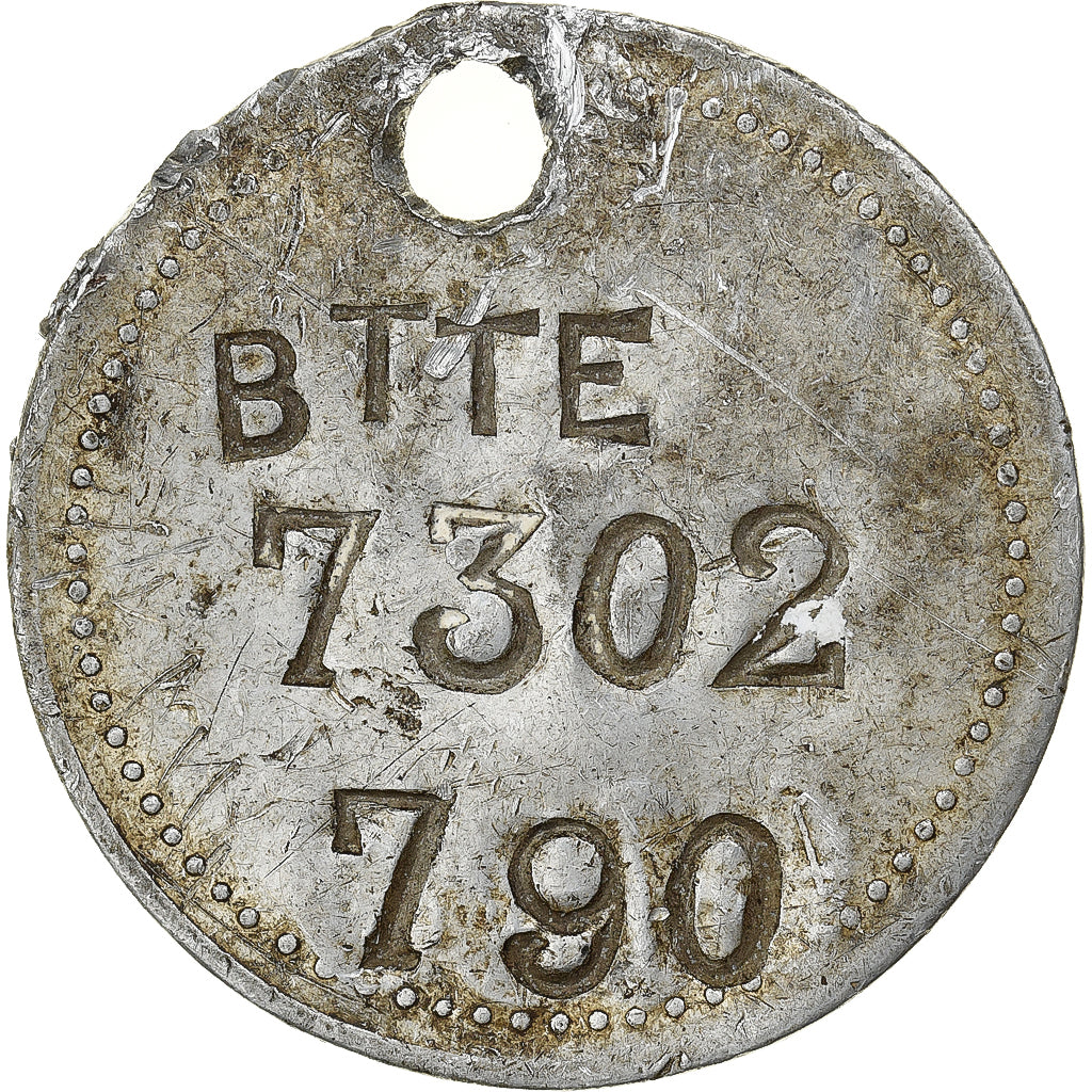 Frankreich, betaalpenning, Mines d'Auchel-Bruay, Aluminium, SS