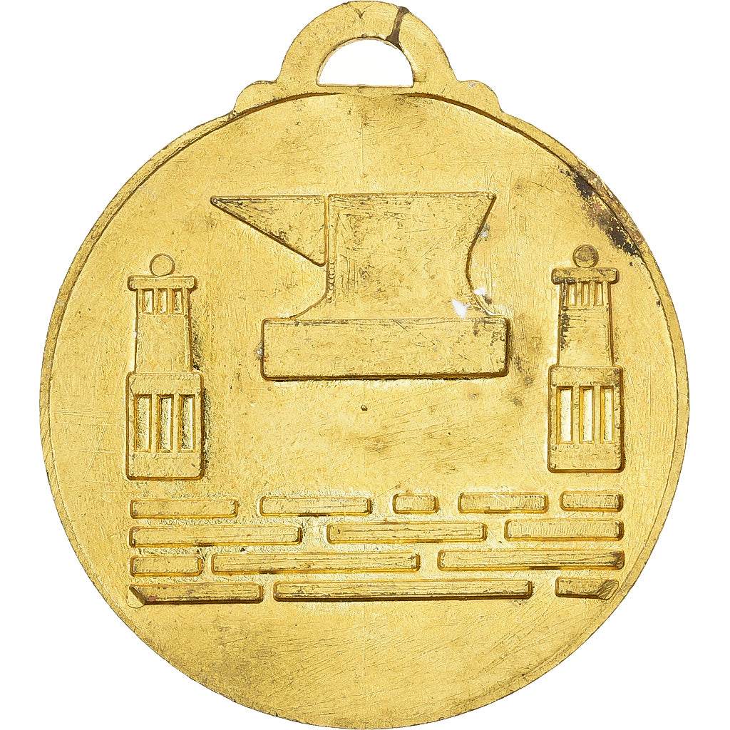 Frankreich, betaalpenning, Mines de Charbon, Houillères Nord-Pas-de-Calais