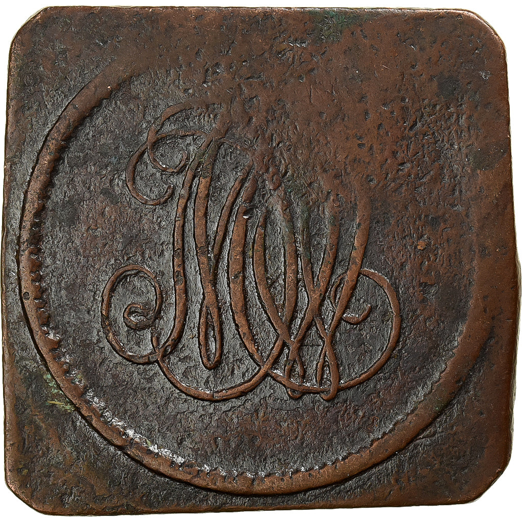 Francia, ficha, Louis XVIII, Mines d'Anzin, Rame, MB