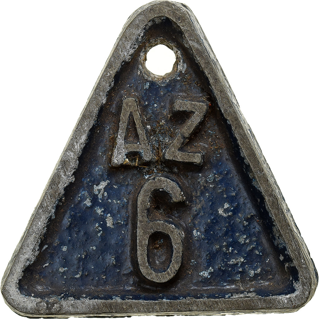 France, Jeton, Mines de Charbon, A.Z 6, Aluminium, TB