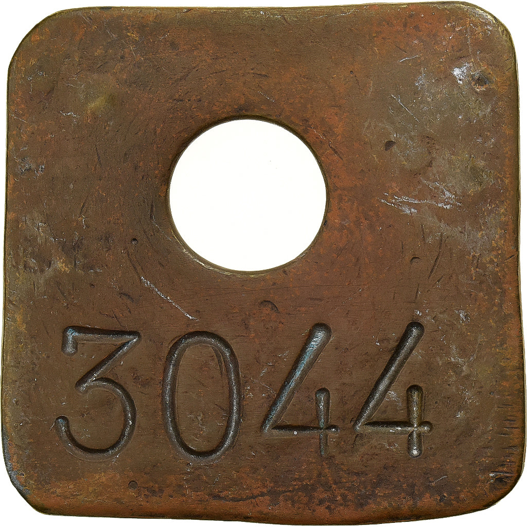 France, Jeton, Mines de Charbon, Métal, TTB