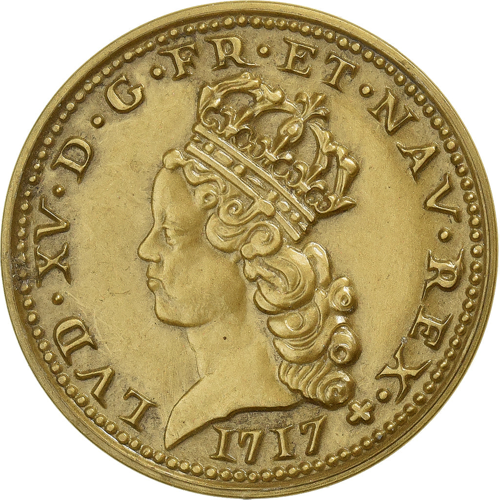 Francia, ficha, Reproduction, Double Louis de Noailles, Louis XV, Plastica, SPL-