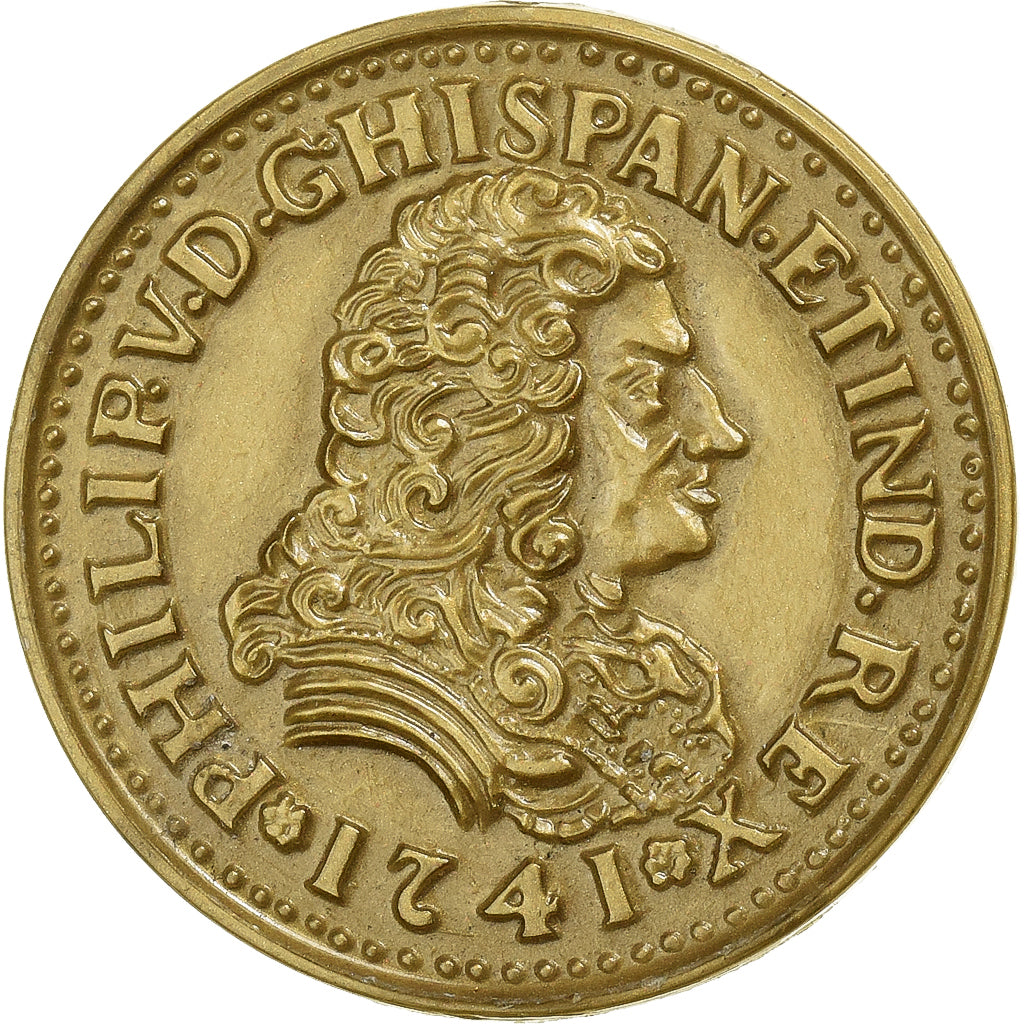 França, Token, Reproduction, Double Escudos Philippe IV, Plástico, AU(55-58)