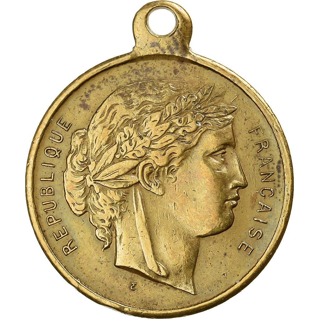 França, medalha, Ouverture des Fosses à Charbon par la Compagnie d'Anzin