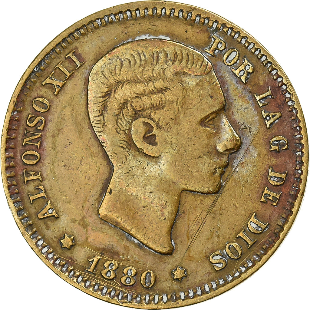 Spain, Token, Alfonso XIII, Luis Molina Alarcon, Material Electrico, Brass