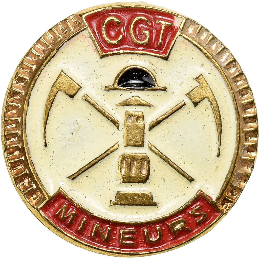 Francia, Epingle, CGT, Mineurs, Métal, MBC