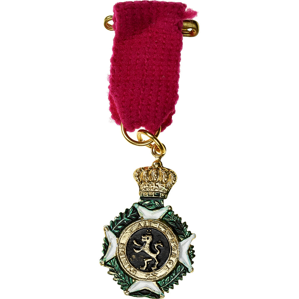 Belgium, Reproduction, Order of Leopold, Medal, Réduction, Excellent Quality