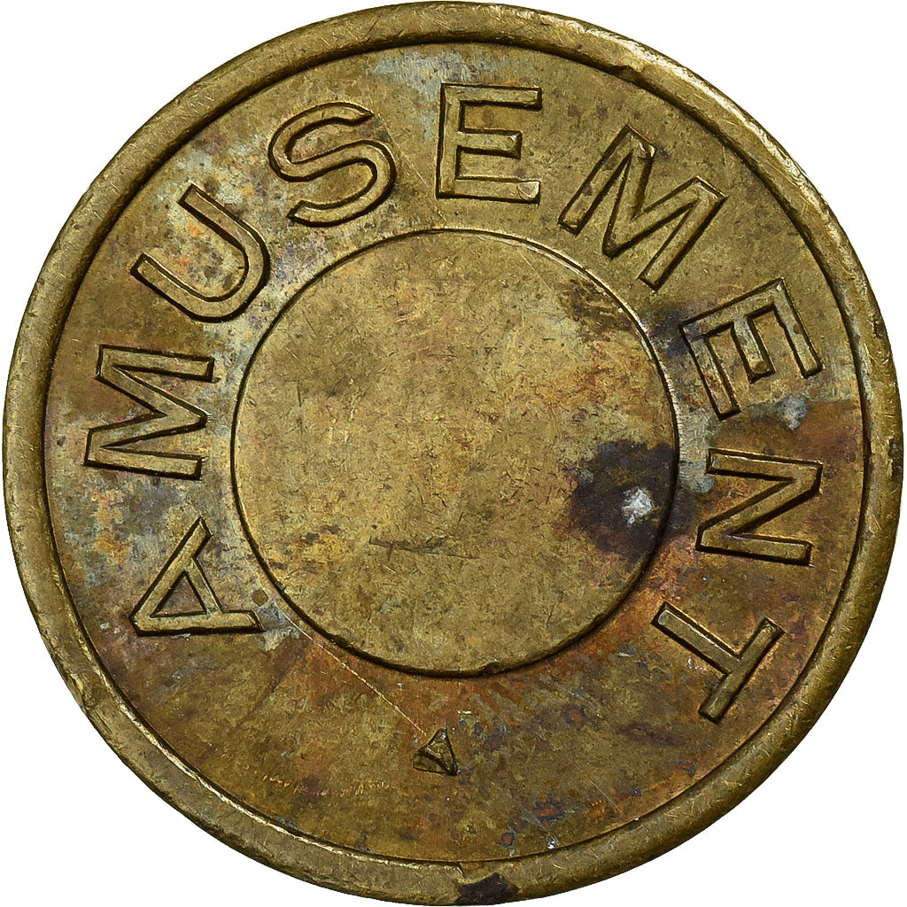 France, Jeton, Amusement, Sans valeur, Laiton, TTB, Jeu