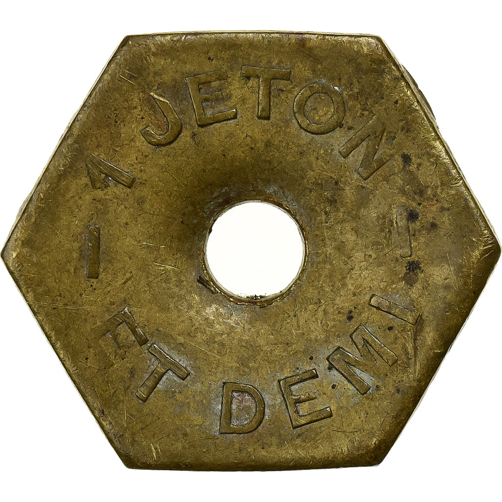 Frankreich, L'Indépendante, Lille, 1 Jeton et Demi, S+, Messing