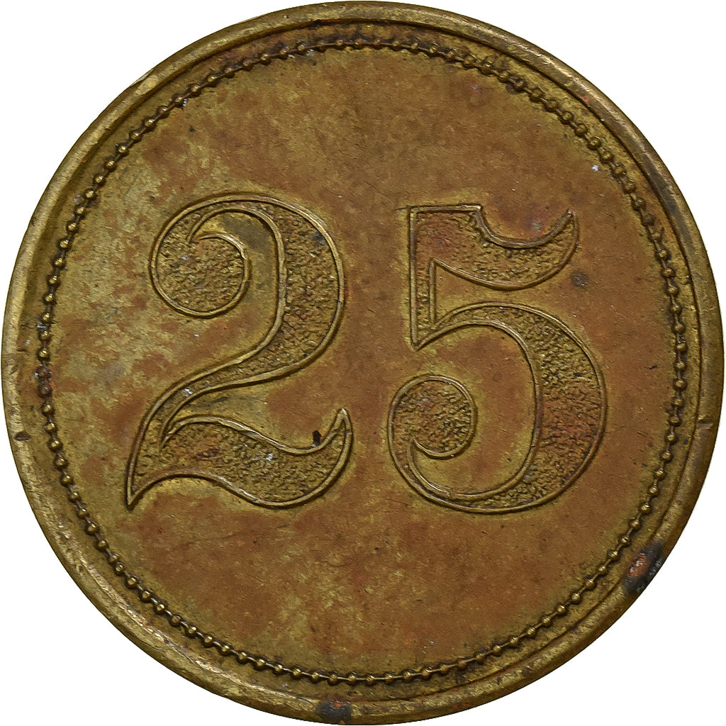 Alemania, Wert-Marke, 25 Pfennig, BC+, Latón