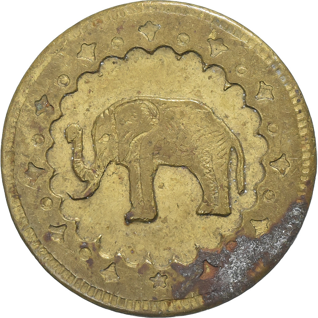 Francia, A Consommer, 20 Centimes, Eléphant, MB, Ottone