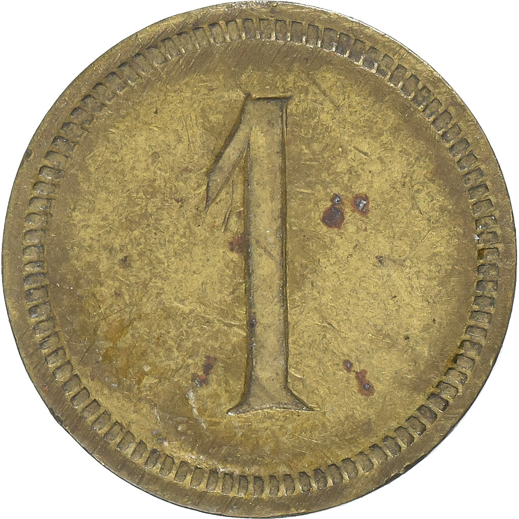 Francia, A Consommer, 10 Centimes, BB, Ottone
