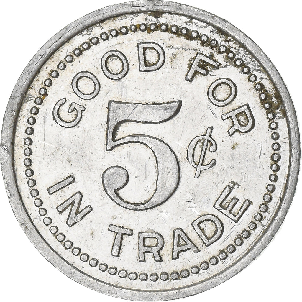 Vereinigte Staaten, Van-der-Aue's, Crowbar, So.Lombard, 5 Cents, 1939, SS