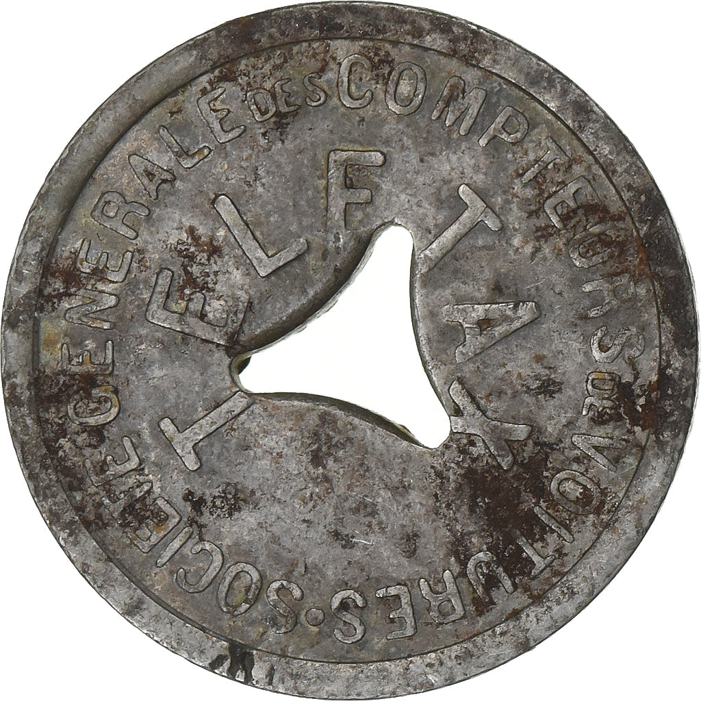 Francia, ficha, Teletax, Société Générale des Compteurs de Voitures, Métal