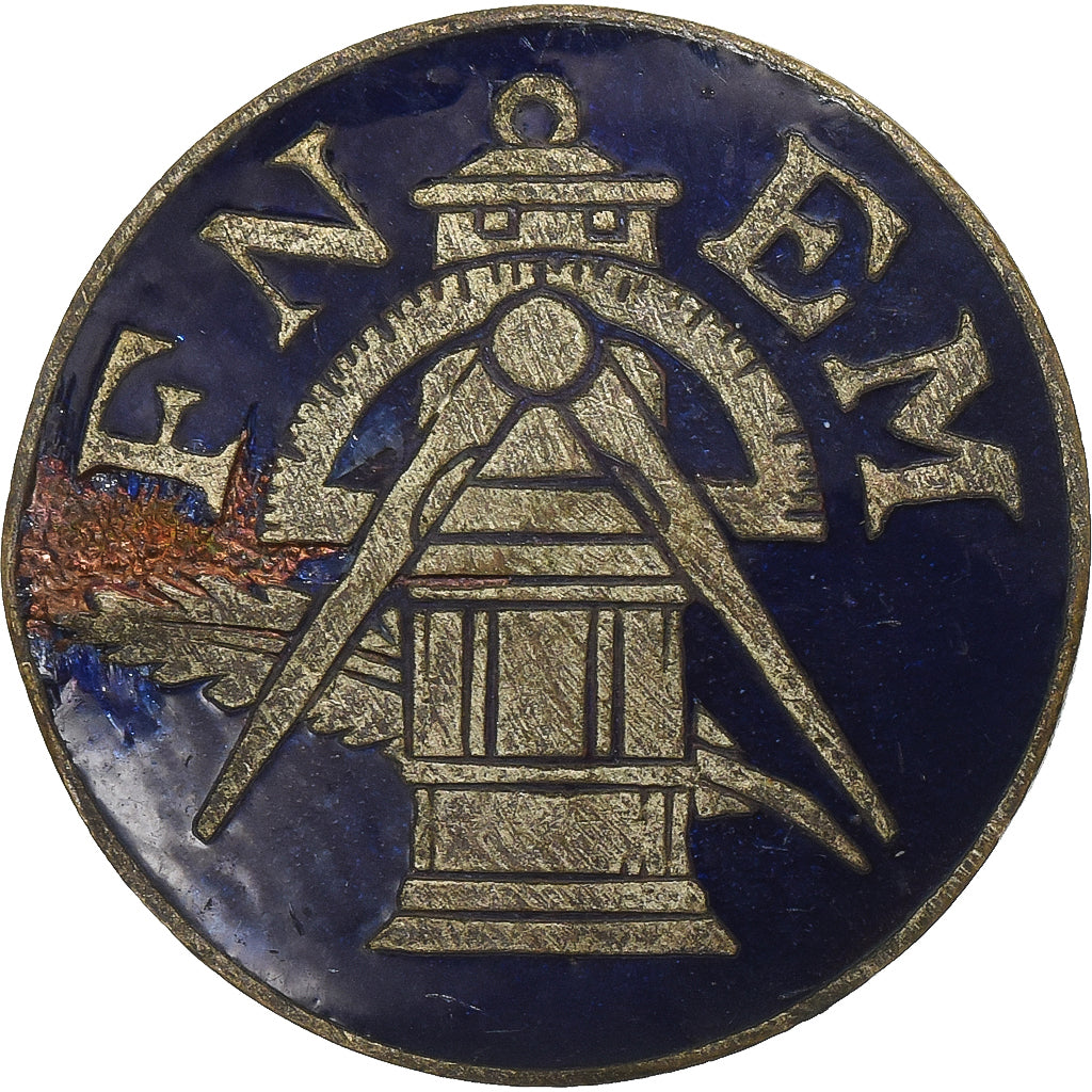 Francia, Boutonnière, Fédération Nationale des Mineurs, Latón, BC+