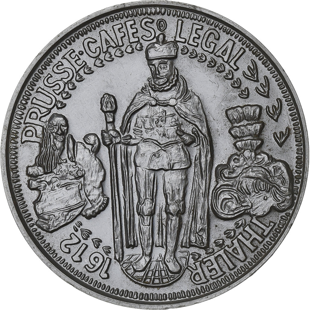 Frankrijk, Token, Cafés Legal, Thaler Prusse, Plastic, UNC-