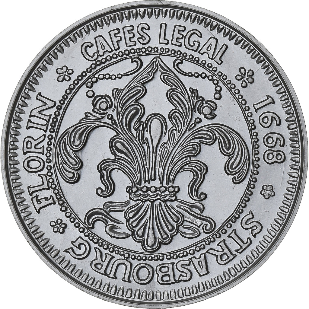 France, Jeton, Cafés Legal, Florin Strasbourg, Plastic, SPL