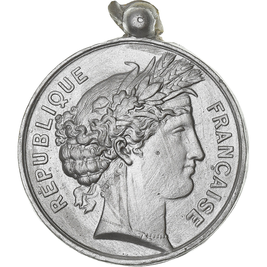 Francia, medalla, République Française, Platre, Epreuve uniface, EBC
