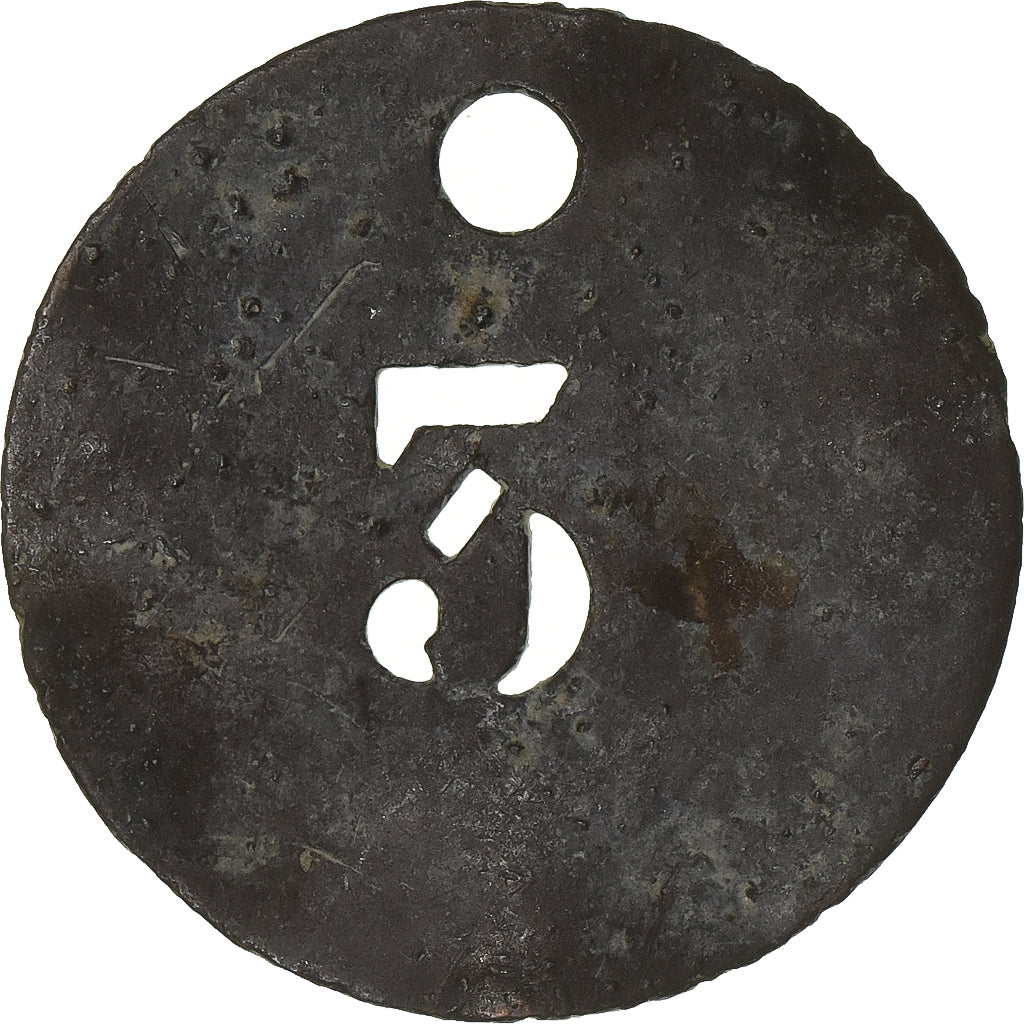 Francia, ficha, Jeton de Charbonnage, Métal, MB