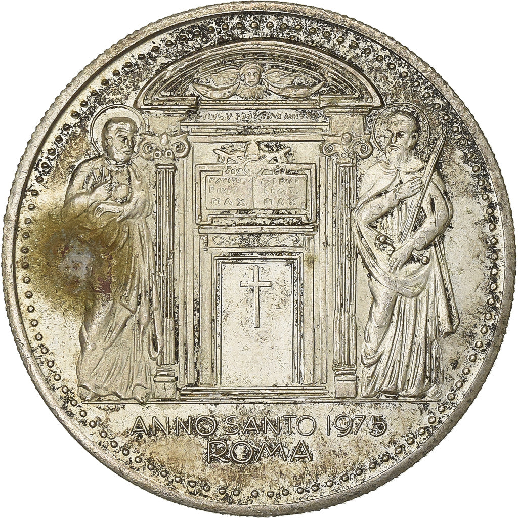 PAŃSTWO WATYKAŃSKIE, medal, Paul VI, Rome, Année Sainte, 1975, Miedź