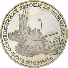 Russia, 3 Roubles, 50 th Anniversary Liberation Of Prague, 1995, BE
