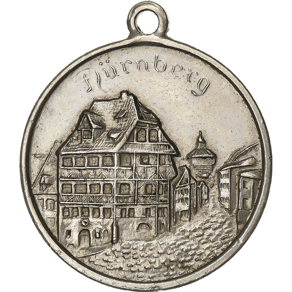 Germany, Medal, Ville de Nuremberg, 2004, Silvered Metal, EF(40-45)